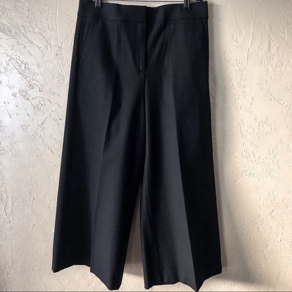 Ann Taylor Pants - Ann Taylor Wide Leg Cropped Pants Black